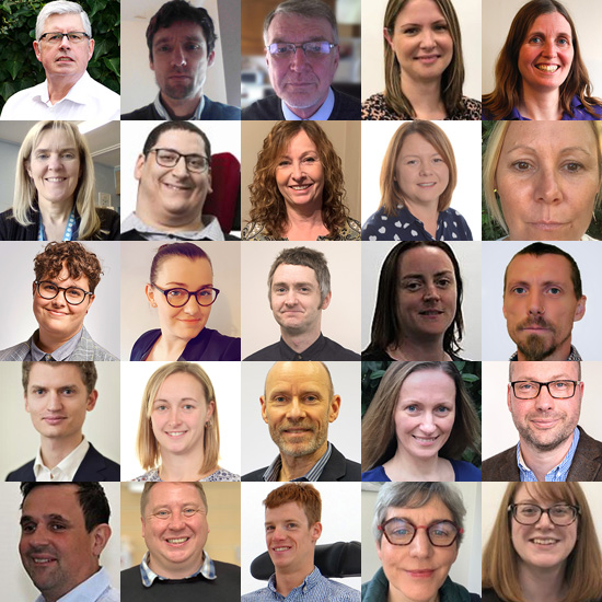 The twenty-five leading British assistive technologists who ‘attended’ the 2021 virtual conference